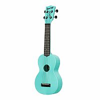 Glow Aqua Matte Soprano Waterman Ukulele