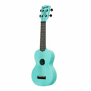 Glow Aqua Matte Soprano Waterman Ukulele