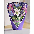 Lilies & Lupines Popup Card