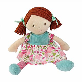 Lil Katy-Dark Brown Hair Pink & Green Dress