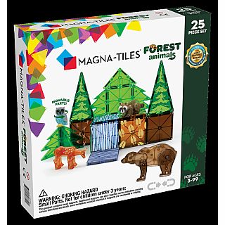 Forest Animals 25 Piece Magnatiles 