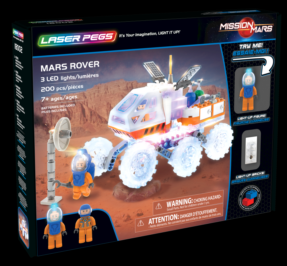 laser pegs mars rover