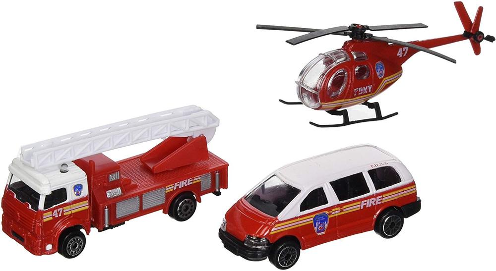FDNY 3 Piece Vehicle Set - Grandrabbit's Toys in Boulder, Colorado