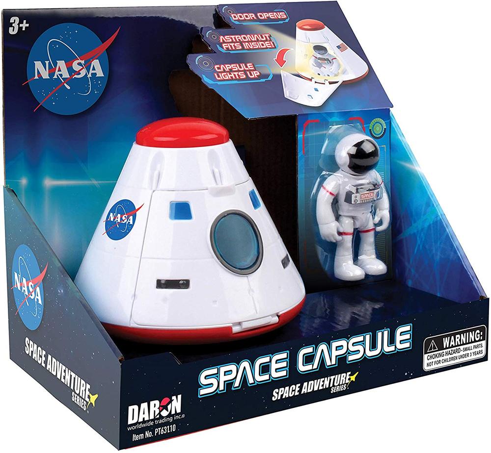 NASA Space Adventure Series Space Capsule with Lights & Figurine
