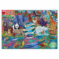 Planet Earth 100 Piece Puzzle