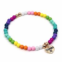 4mm Rainbow Stretch Bracelet