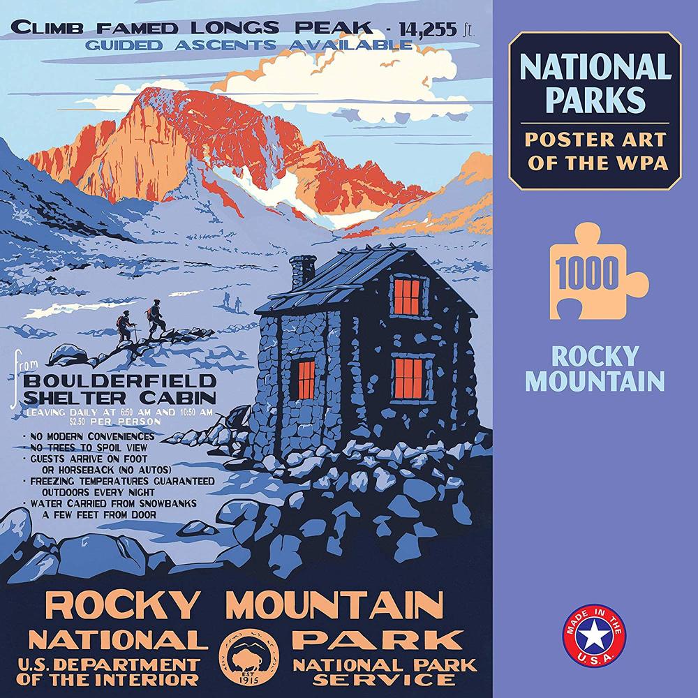 Rocky Mountain National Park Colorado United States Travel Advertisement Poster