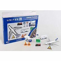 United Airlines Playset