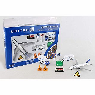 United Airlines Playset