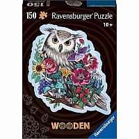 Mysterious Owl Wood 150 Piece Puzzle 