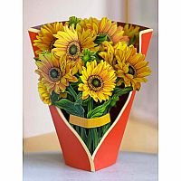 Sunflowers Popup Card