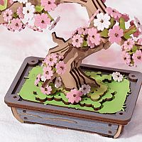 Sakura Bonsai DIY Wooden 3D Puzzle