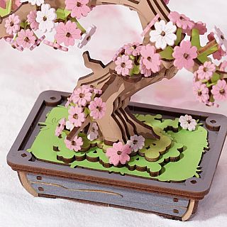 Sakura Bonsai DIY Wooden 3D Puzzle