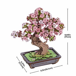Sakura Bonsai DIY Wooden 3D Puzzle