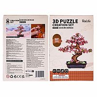 Sakura Bonsai DIY Wooden 3D Puzzle