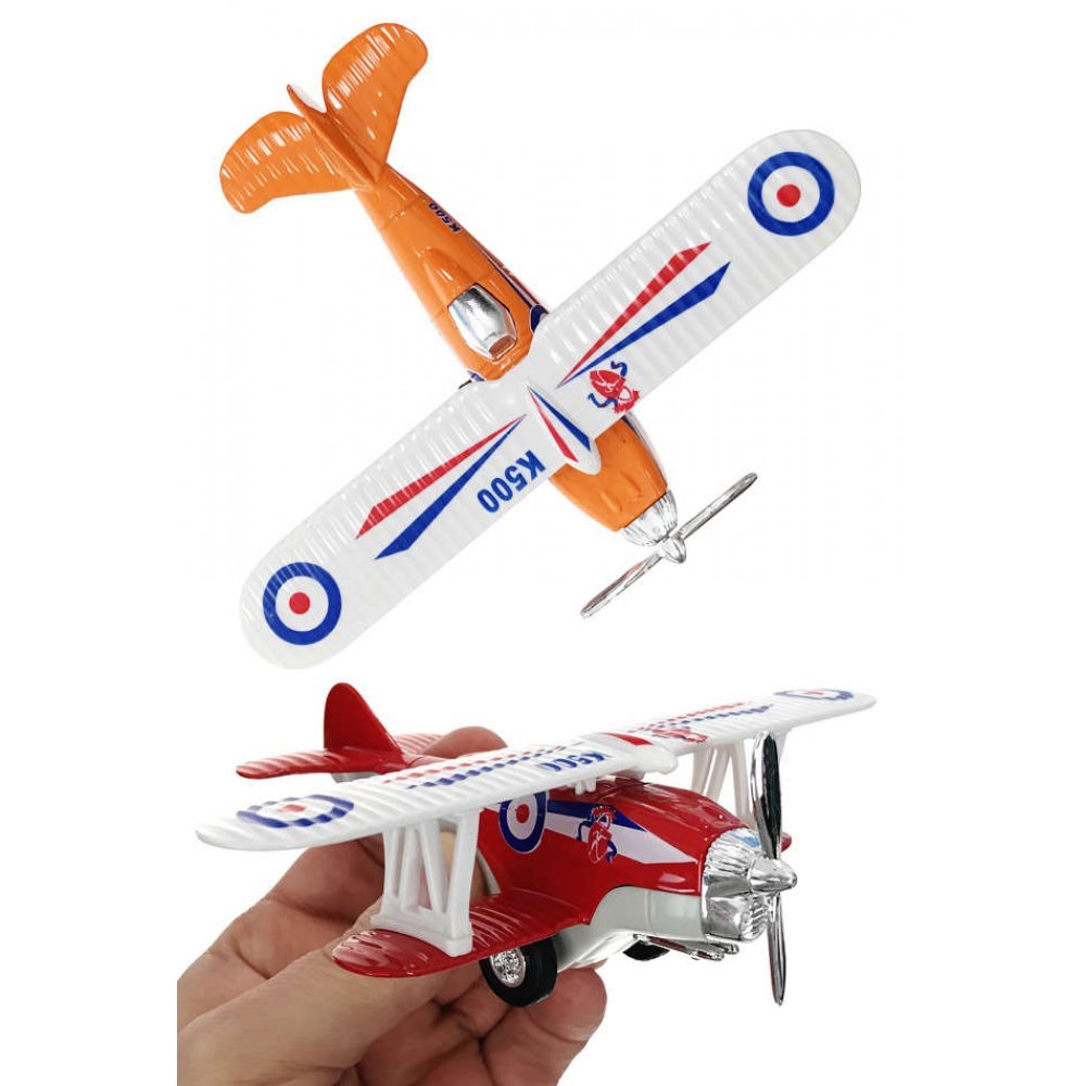 Fancy Flight Pullback Biplane - Grandrabbit’s Toys in Boulder, Colorado