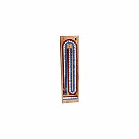 Cribbage 3 Track Board - Color