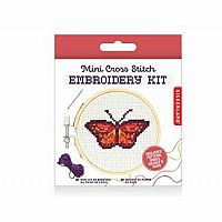 Butterfly Mini Cross Stitch Embroidery Kit