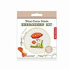 Mushroom Mini Cross Stitch Embroidery Kit 