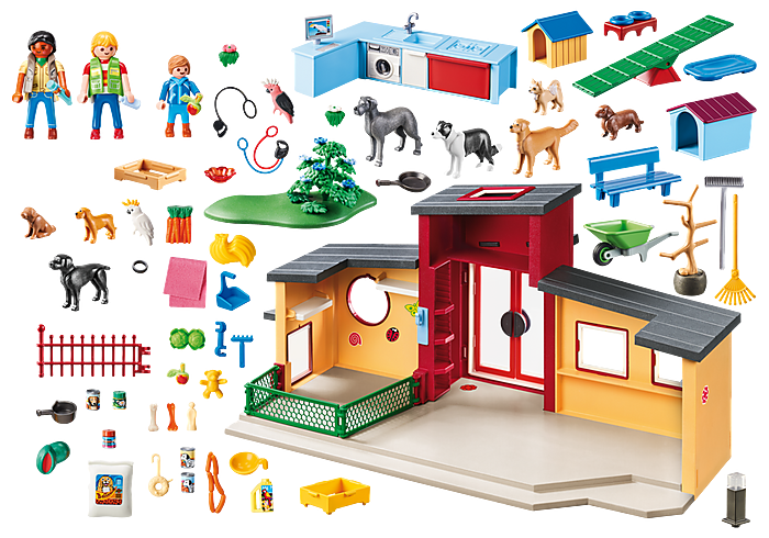 playmobil tiny paws pet hotel stores