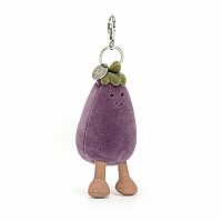 Eggplant Bag Charm Vivacious 