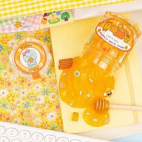 Homemade Honey Clear Slime Jar