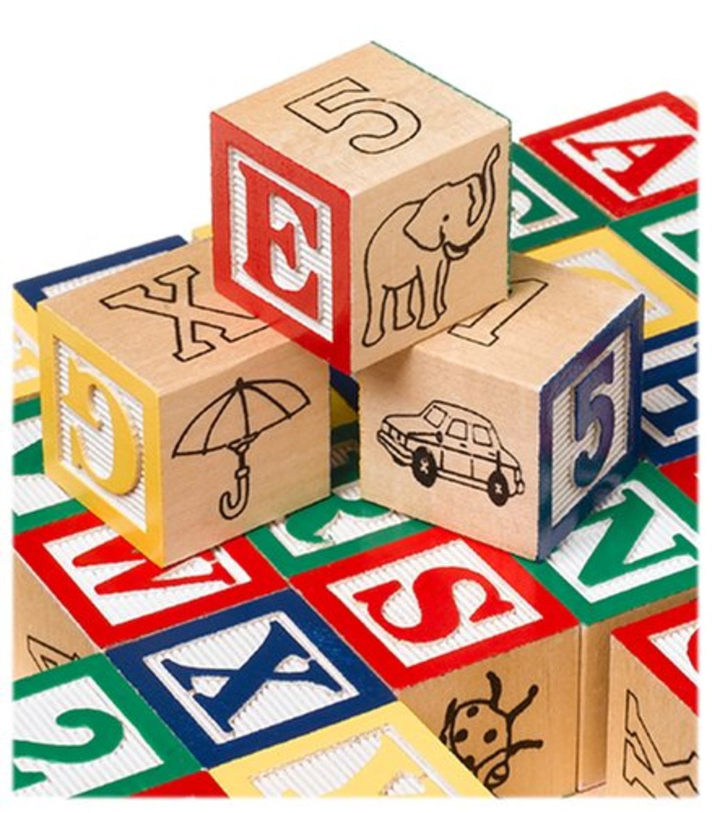 old abc blocks