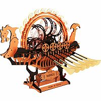 Viking Dragon Ship Mechanical 3D Wooden Puzzle