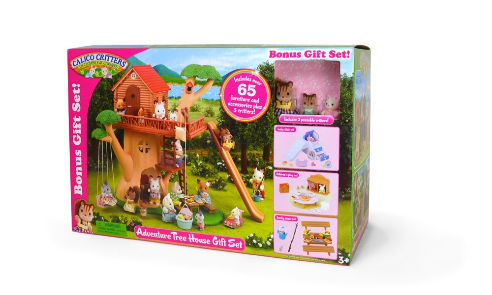 sylvanian families treehouse gift set