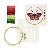 Butterfly Mini Cross Stitch Embroidery Kit 
