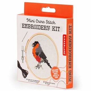 Bird Mini Cross Stitch Embroidery Kit