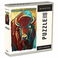 Boulder, Colorado, Vivid Bison 1000pc Puzzle