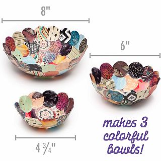 Craft Crush Paper Bowls Kit