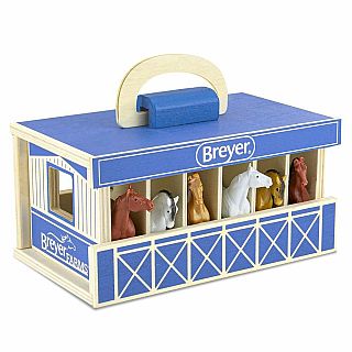 Breyer Farms™ Wood Carry Stable