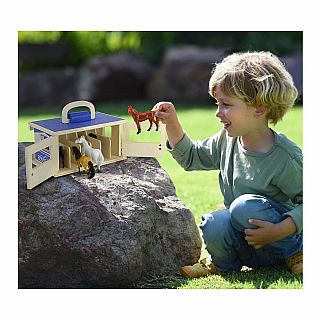 Breyer Farms™ Wood Carry Stable