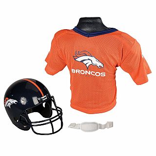 NFL Helmet and Jersey Broncos