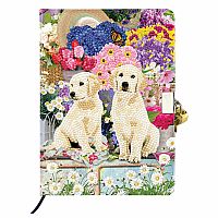 Country Pups Secret Diary Kit Crystal Art 