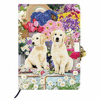 Country Pups Secret Diary Kit Crystal Art 