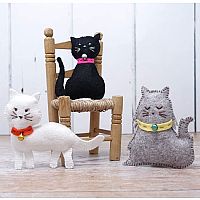 Three Kitties Sewing Craft Kit 
