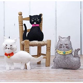 Three Kitties Sewing Craft Kit 