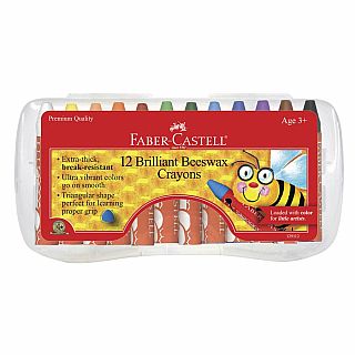 12 Ct Jumbo Beeswax Crayons