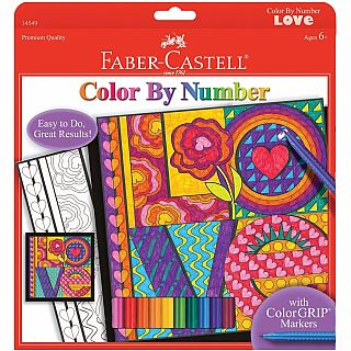 Color by Number LOVE