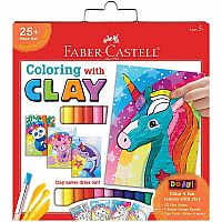 Do Art Coloring with Clay Unicorn & Friends