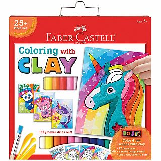 Do Art Coloring with Clay Unicorn & Friends