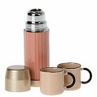 Coral Thermos & Cup