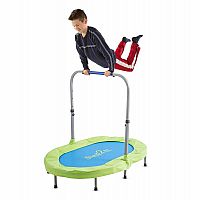 Jump2It Indoor Trampoline with Adjustable and Folding Handle