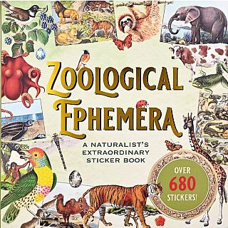 Zoological Ephemera Sticker Book (over 680 stickers!)