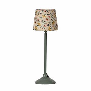 Maileg Miniature Floor Lamp - Dark Mint