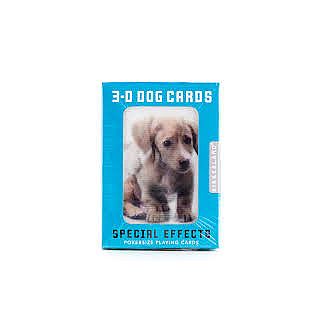 PLAYING CARDS DOGS 3D