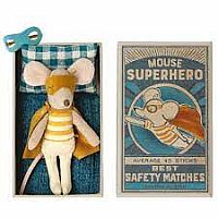Super Hero Little Brother Mouse In Matchbox
